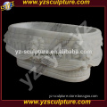 oval shape freestanding carved stone bathtub for home using